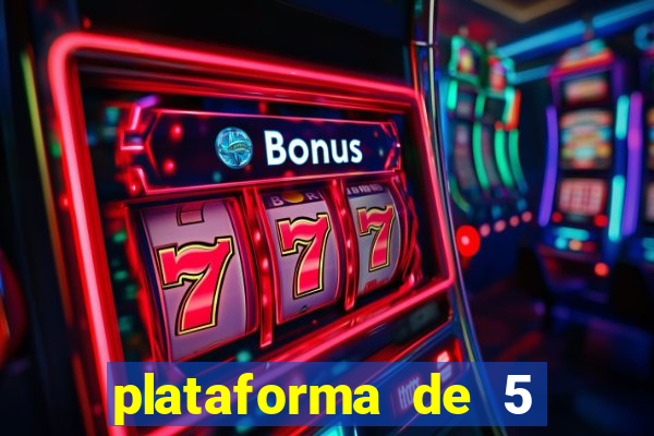 plataforma de 5 reais fortune tiger